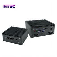 Mini PC Industrial Intel Celeron J5005, 4 GB de RAM, 128 GB de Disco Duro; Doble LAN/Seriel, Bajo Consumo, Sin Ventilador, Ejecuta Linux/Windows