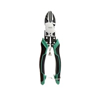 Pince de bricolage multifonctionnelle en acier à haute teneur en carbone nez d'aiguille droit et long avec outils à main de coupe diagonale
