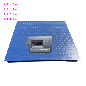 YZC लोड सेल के साथ 1.2*1.2m 2 टन फ्लोर स्केल प्लेटफार्म वेइंग स्केल - Product Image 2