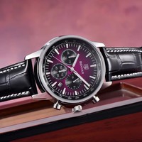 BENYAR Marke 5213 Herrenuhren Top-Luxus Quarzuhr für Männer Chronograph Armbanduhren Uhr Wasserdicht Leder Leuchtende Uhr