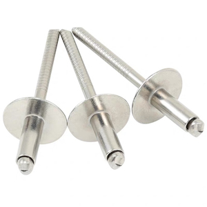 <span class=keywords><strong>Rivets</strong></span> à bride larges 4.8x10x16, 4.8x10x14, 4.0*10*12 entièrement en acier inoxydable (<span class=keywords><strong>Inox</strong></span>/<span class=keywords><strong>inox</strong></span>) – <span class=keywords><strong>Rivets</strong></span> aveugles larges, <span class=keywords><strong>rivets</strong></span> à tête ronde larges - Product Image 2