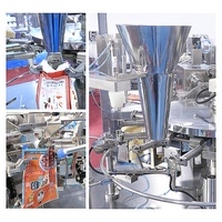 Ensacheuse rotative multifonction à 8 stations pour farine de manioc, haute précision, 200g, pour emballage et scellage de sachets alimentaires
