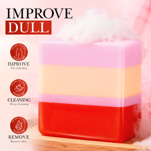 <span class=keywords><strong>Savon</strong></span> nettoyant en poudre secret à la fraise SADOER, contient un <span class=keywords><strong>savon</strong></span> nettoyant moussant en filet, efficace pour améliorer le teint terne, éliminer les odeurs particulières - Product Image 2