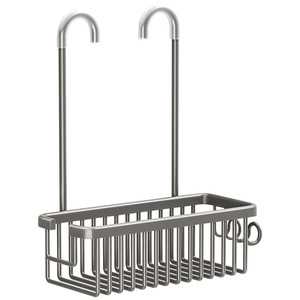 Excellent Bathroom Hanging <b>Basket</b> 12 In <b>Rectangular</b> Suction Mounted <b>Storage</b> Rack For Shower Gel Shampoo Holder - Product Image 5