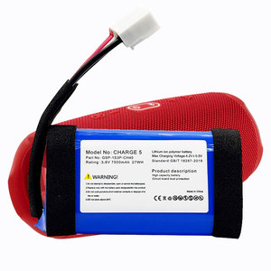 Batterie de remplacement pour haut-parleur Charge5 au prix d'usine, 3,6 V, 7500 mAh, batteries GSP-1S3P-CH40, batterie pour <span class=keywords><strong>JBL</strong></span> <span class=keywords><strong>Charge</strong></span> <span class=keywords><strong>5</strong></span>, audio portable - Product Image 1