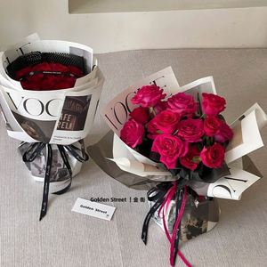 Papier d'emballage floral de haute qualité pour bouquets de fleurs, papier d'ambiance R - Product Image 5