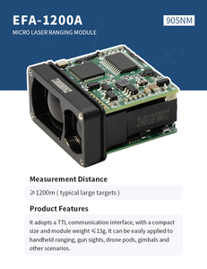 EYOUNG EFA-1200A 905nm 마이크로 레이저 거리 측정 모듈 1200m 범위 산업용 등급 소형 크기 3Hz 주파수 IP67 TTL 인터페이스 - Product Image 6