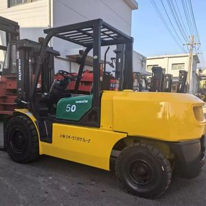 Montacargas HELI Usado de 5 Toneladas, Montacargas Diésel Komatsu Japonés FD50-17, Montacargas TCM/Mitsubishi de 5 Toneladas de Segunda Mano - Product Image 6