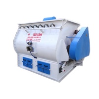 Penjualan Langsung Pabrik Mixer Horizontal Paddle Kustom Efisiensi Tinggi untuk Mortar Bubuk Kering dengan Poros Ganda