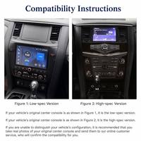 Radio para Auto con Pantalla Vertical Tesla de 12.1 Pulgadas para Nissan Patrol (2016-2019), con Unidad Principal Multimedia Inalámbrica Android Auto y CarPlay