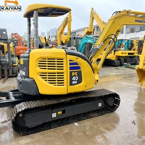 Mini-excavatrice sur chenilles hydraulique Komatsu PC40 d'occasion, 4 tonnes, compacte, à queue zéro, d'origine japonaise, avec pelle standard B - Product Image 5
