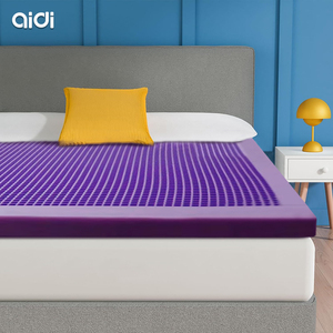 Échantillon gratuit de <span class=keywords><strong>surmatelas</strong></span> pliable en mousse à mémoire de forme en caoutchouc TPE violet, certifié OEKO-TEX/CertiPUR-US - Product Image 4