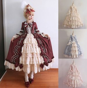 Vestido de <span class=keywords><strong>Princesa</strong></span> Lolita para Cosplay de Anime para Mujer con Lindo Lazo de Encaje y Costuras de Gasa Faldas de Gran Vuelo que Combinan con Todo <span class=keywords><strong>2022</strong></span> - Product Image 2
