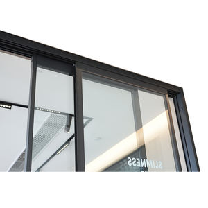 <span class=keywords><strong>Finestre</strong></span> Scorrevoli SUNHOHI con Telaio in Alluminio da 25mm, Chiusura Automatica e Braccioli, Guide per <span class=keywords><strong>Finestre</strong></span> Scorrevoli - Product Image 5