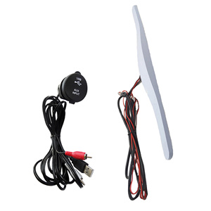 Hasda Marine Không Thấm Nước H-303A MP5 Đài Phát Thanh Máy Nghe Nhạc Với USB Cáp Dữ Liệu Antenna + 6.5 Inch Treo Loa Kit - Product Image 6