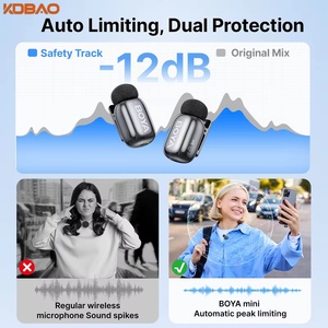 Microphone Lavalier Sans Fil Kdbao Mini 2 avec Réduction de Bruit IA, Mini Micro pour iPhone 6-14/15-17, Téléphone Android USB-C, Enregistrement Vidéo - Product Image 5