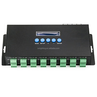 Contrôleur Led DMX512 programmable matriciel 5V 12V 24V pour DJ Club RGB RGBW ARTNET Ethernet SPI DMX Adressable Pixel Signal Convertir