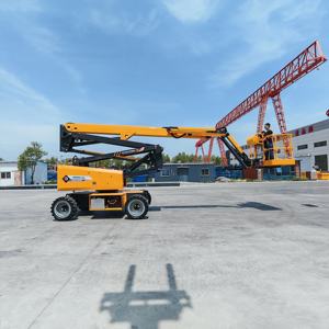 16 मीटर 20 मीटर 22 मीटर 28 मीटर टेलीस्कोपिक ट्रेलर माउंटेड बूम लिफ्ट हवाई कार्य मंच ट्रेलर लिफ्ट हवाई कार्य मंच ट्रेलर लिफ्ट - Product Image 2
