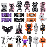 Ballons en aluminium écologiques pour fête à thème Halloween, taille personnalisable, ballons de fête de forme spéciale, décoration