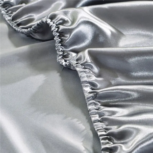 Juego de sábanas de satén de lujo con fundas de almohada, textura sedosa y suave, transpirable, duradero, ecológico, de calidad, en 3 piezas. - Product Image 3