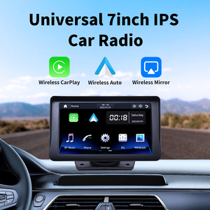 Ekiy 7 inch HD IPS xách tay không dây Carplay Android Auto Car Stereo Bảng điều khiển PND màn hình cảm ứng TV CD Player 1 năm bảo hành - Product Image 2