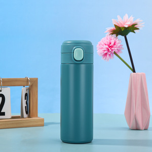 304 Stainless Steel Vacuum Insulated Water Bottle Pop-Up Lid Double Layer Outdoor Student Use Pea Cup - Product Image 3