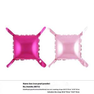 Globo Cuadrado de Doble Cara y Dos Colores para Decoración de Fiestas, con Papel de Aluminio para Eventos Promocionales - Product Image 3