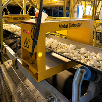 Détecteur de métaux intelligent de type tunnel avec réglage automatique de la sensibilité pour la détection de ferraille sur convoyeur