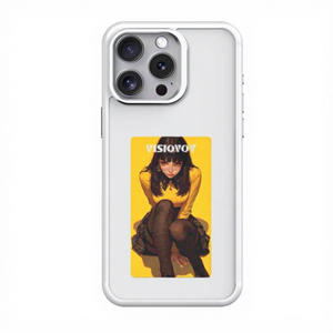 Funda para teléfono móvil inteligente DIY NFC de cuatro colores con pantalla de tinta electrónica Diseño de lujo a prueba de golpes para modelos 13 Pro Funda personalizable - Product Image 1