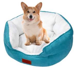 Maschinen wasch bares Plüsch-Hunde bett Rechteck Atmungsaktives, dickes, warmes, gefülltes, glattes Wildleder, weiches Bett für Haustiere - Product Image 6