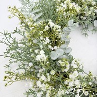 Pabrik Karangan Bunga Musim Semi Grosir Gypsophila Buatan, Daun Eucalyptus, dan Karangan Bunga Dekoratif Rumah untuk Pernikahan
