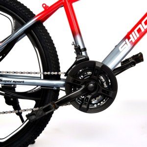 <span class=keywords><strong>Bicicleta</strong></span> de Montaña Clásica con Cuadro de Aleación de Aluminio, Suspensión Delantera, Frenos de Disco, 21 Velocidades, Plegable, Llanta de Acero de 26 Pulgadas - Product Image 2