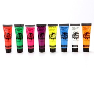 Pintura Fluorescente a Base <span class=keywords><strong>de</strong></span> Agua que Brilla en la Oscuridad, a Base <span class=keywords><strong>de</strong></span> Minerales, para Rostro y Cuerpo, 10 ml - Product Image 2