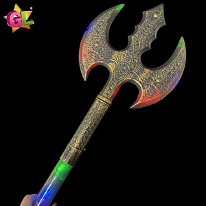 Prodotto di Tendenza 2026: Giocattolo per Bambini Ascia Medievale Luminosa in Plastica, Giocattolo LED Decorativo per Feste di Halloween e Cosplay - Product Image 3