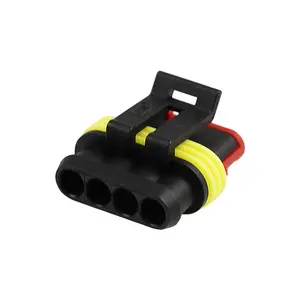 Hot-Selling Impermeável 4 Pin Feminino Conector de Arnês Auto para 282088-1