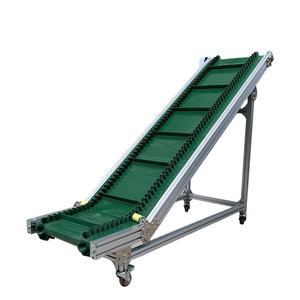 Eğimli konveyör tırmanma dikey asansör konveyör gıda sanayi Dip açı hazne ile eğimli konveyör bant - Product Image 2