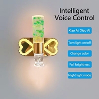 Lampe murale LED de luxe moderne avec commande vocale intelligente pour hôtel, salon, chambre, escalier, éclairage d'ambiance