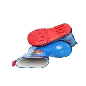 Stivali da Pioggia per Bambini Superman, Blu Chiaro, Modello Basso con Logo per Ragazzi - Product Image 6