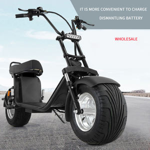 Citycoco 1000W sin escobillas motocicleta eléctrica para adultos 2 ruedas de neumáticos gordos Scooter Eléctrico 8000W Motor de potencia 48V almacenado EE. UU. UE CN - Product Image 2