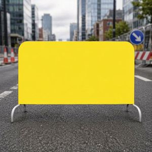 ผ้ากั้นรั้วพิมพ์ลาย UV แบบกำหนดเอง, ปลอกเหล็กสำหรับงานโปรโมทสถานที่ ไม่มีโครง - Product Image 1
