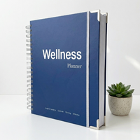 Carnet de bien-être personnalisé, planificateur de gratitude et de manifestation, impression de cahier à spirale