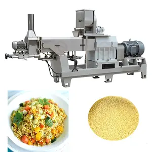 Fully automatic enriched inflating nutrition couscous processing machine