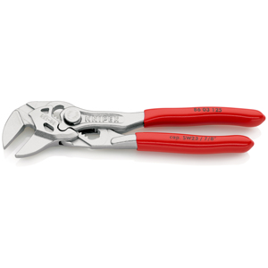 KNIPEX 86 03 125 Mini Alicates Llave, alicates y llave en una sola herramienta, recubiertos de plástico, cromados, 125 mm - Product Image 2