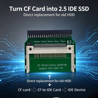 Adaptador TISHRIC de 40 pines IDE hembra a tarjeta CF para portátiles y ordenadores de sobremesa, conector IDE de 3,5 pulgadas a CompactFlash