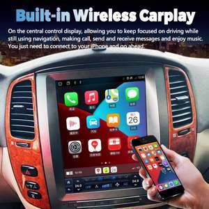 Reproductor de Radio para Auto con Pantalla Tesla Android 13 para Lexus LX470 para Toyota Land Cruiser LC100 J100 2002 Navegación GPS Video Multimedia - Product Image 3