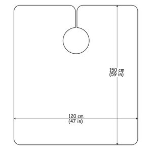 Delantal de Peluquería Personalizado con Logotipo, de Cuero y Poliéster, Resistente al Agua y Antiestático, Capa para Peluquero - Product Image 5
