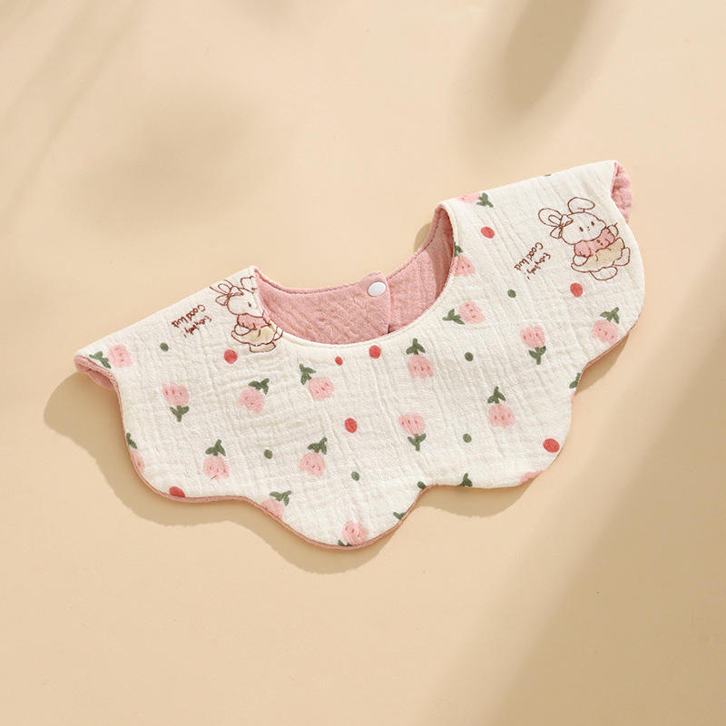 ลายดอกไม้และกระต่าย