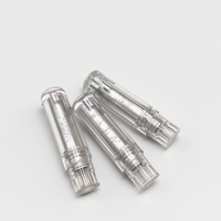 OEM/ODM Tubes ronds de brillant à lèvres tube en plastique vide conteneur de baume à lèvres emballage cosmétique personnalisé réutilisable