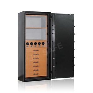 Remontoir de montres de luxe <span class=keywords><strong>pour</strong></span> bijoux Coffre-fort à remontage automatique Boîte de rangement <span class=keywords><strong>pour</strong></span> armoire antivol Déverrouillage par <span class=keywords><strong>empreinte</strong></span> digitale - Product Image 3