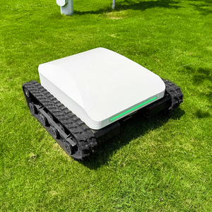 Umweltfreundlicher Lithium-Akku Elektrischer Rasenmäher Superstarker Raupenmäher zum Grasschneiden - Product Image 5